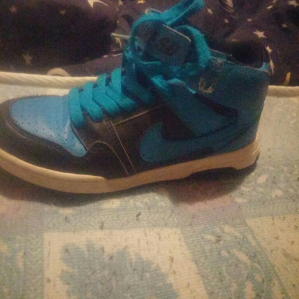 Blue Nikes