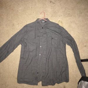 Grey vans button up