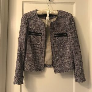 NWOT J. Crew Bellflower Tweed Jacket-$188-Sz 0