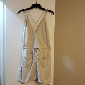 Tan suede drawstring dredd