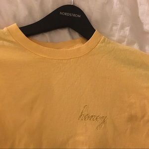 Yellow honey tee