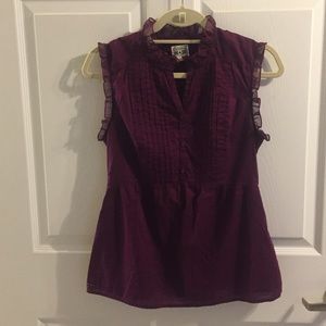 Converse One Star eggplant blouse size medium