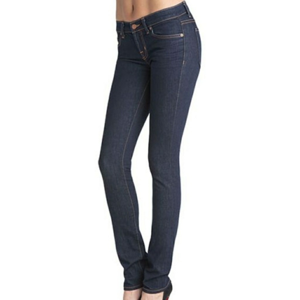 J Brand Women's Blue Petite Low-rise Pencil