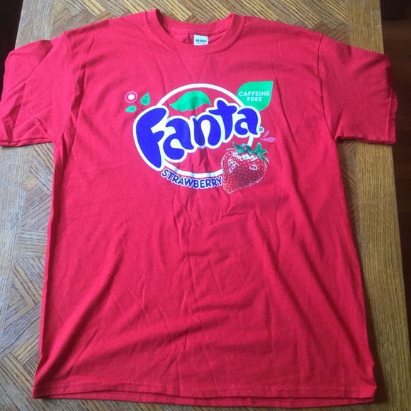 Fanta Soda Strawberry Graphic Tshirt 