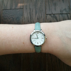 Fossil Mini Jacqueline Silver Dial Watch