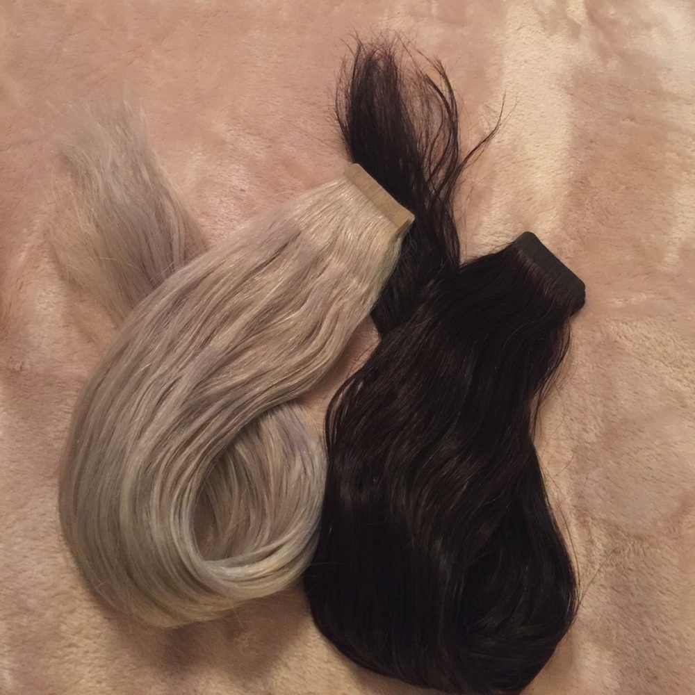 Glam Seamless tape in extensions