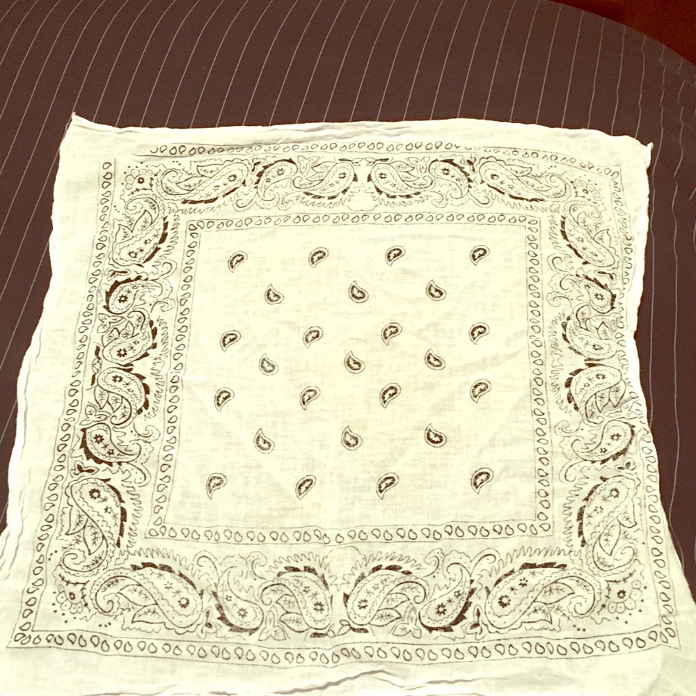 White bandanna