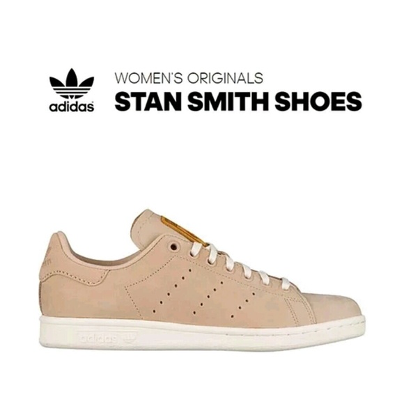 NWT adidas Stan Smith Suede Leather Tan Sneaker - Picture 5 of 8
