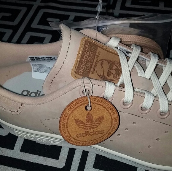 NWT adidas Stan Smith Suede Leather Tan Sneaker - Picture 7 of 8