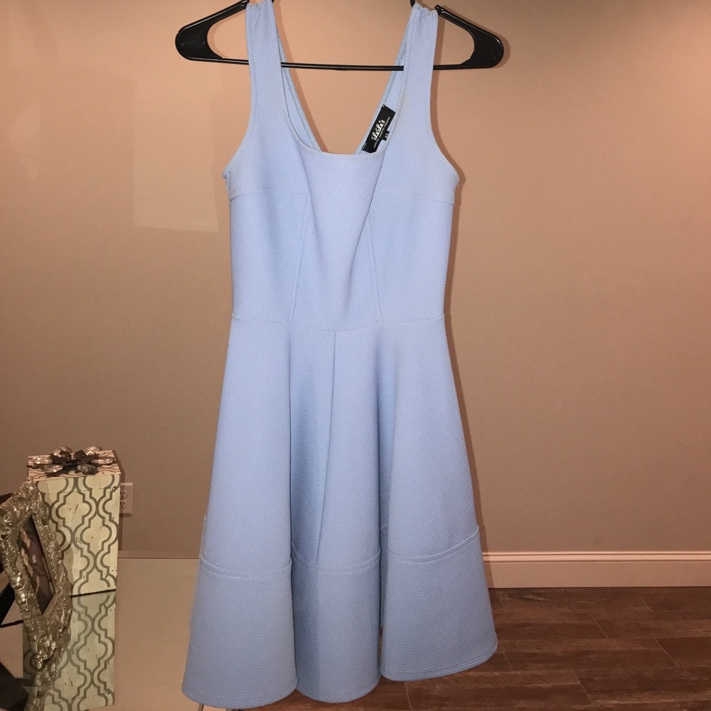 Periwinkle Lulu's dress