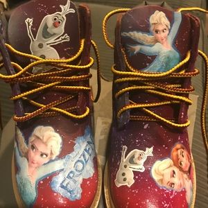 Custom made frozen shoes .. Never worn