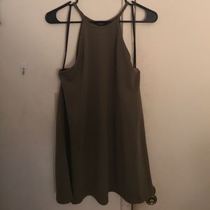 Olive green forever 21 dress