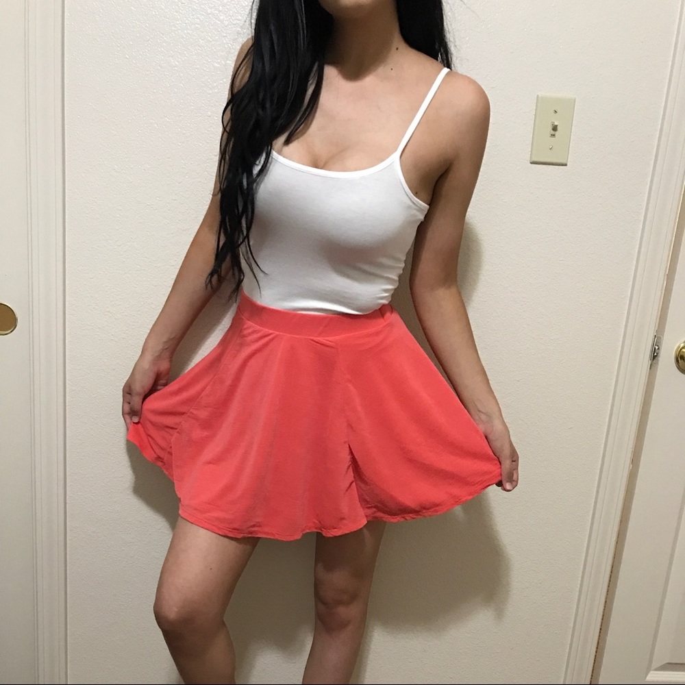 Orange skirt