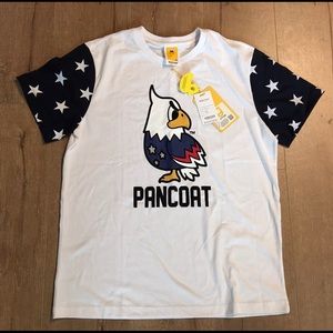 RARE PANCOAT Equipment Crew Neck EagLe Tshirt XL