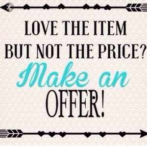 Will Accept Reasonable Offers!!