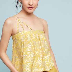 NWT Floreat Anesu One Shoulder Top Anthro