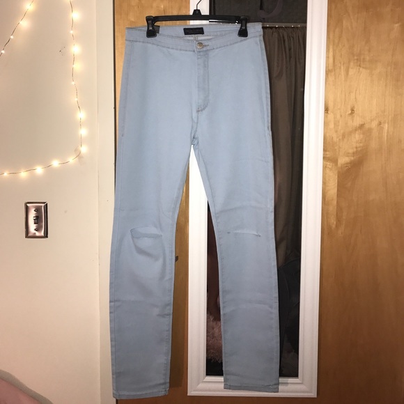 NWT light denim high waisted jeans - Picture 1 of 5