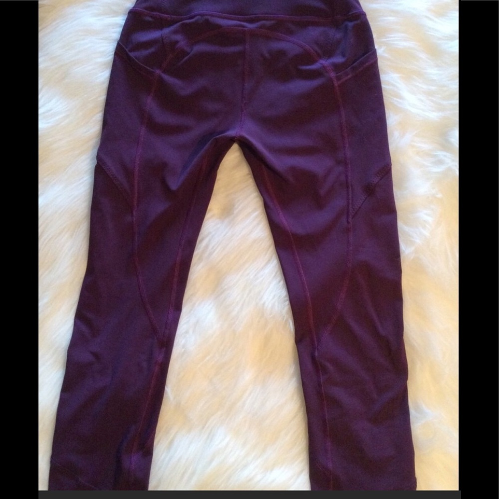 (SOLD) Lululemon ATRP Crop (Darkest Magenta) - Picture 8 of 8