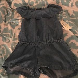 Denim romper