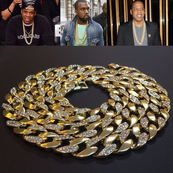 Accessories | Mens Iced Out 14k Gold Finish Rappers Miami Cuban | Poshmark