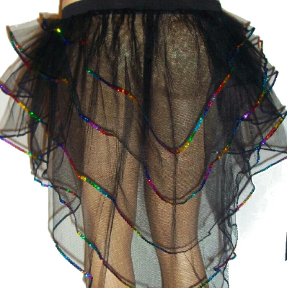 Black Tutu Skirt Tulle Halloween Costume Party