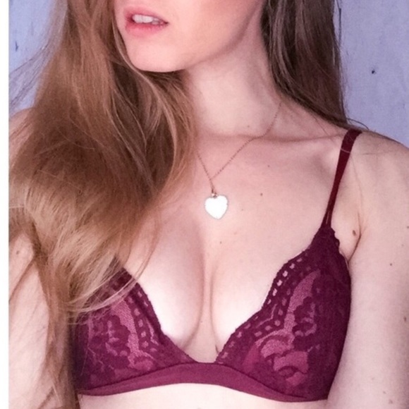 Lace Bralette in Rusty Red - Picture 2 of 2