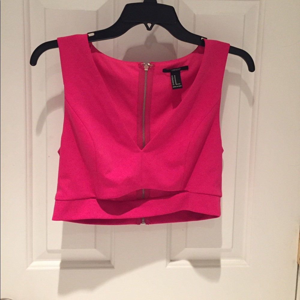 💕Hot Pink Crop Top💕