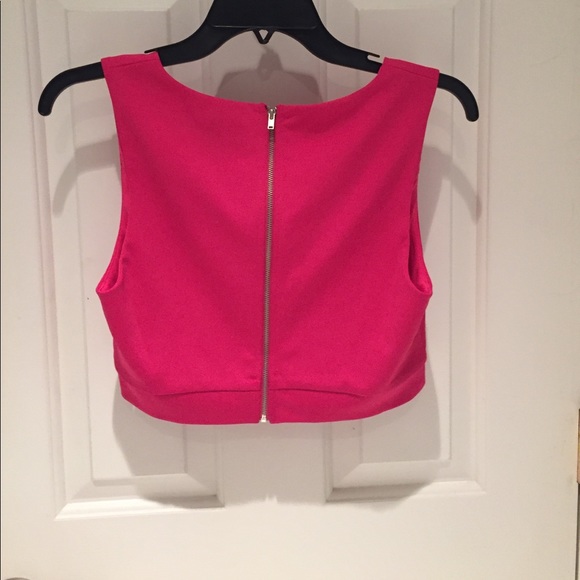💕Hot Pink Crop Top💕 - Picture 2 of 3