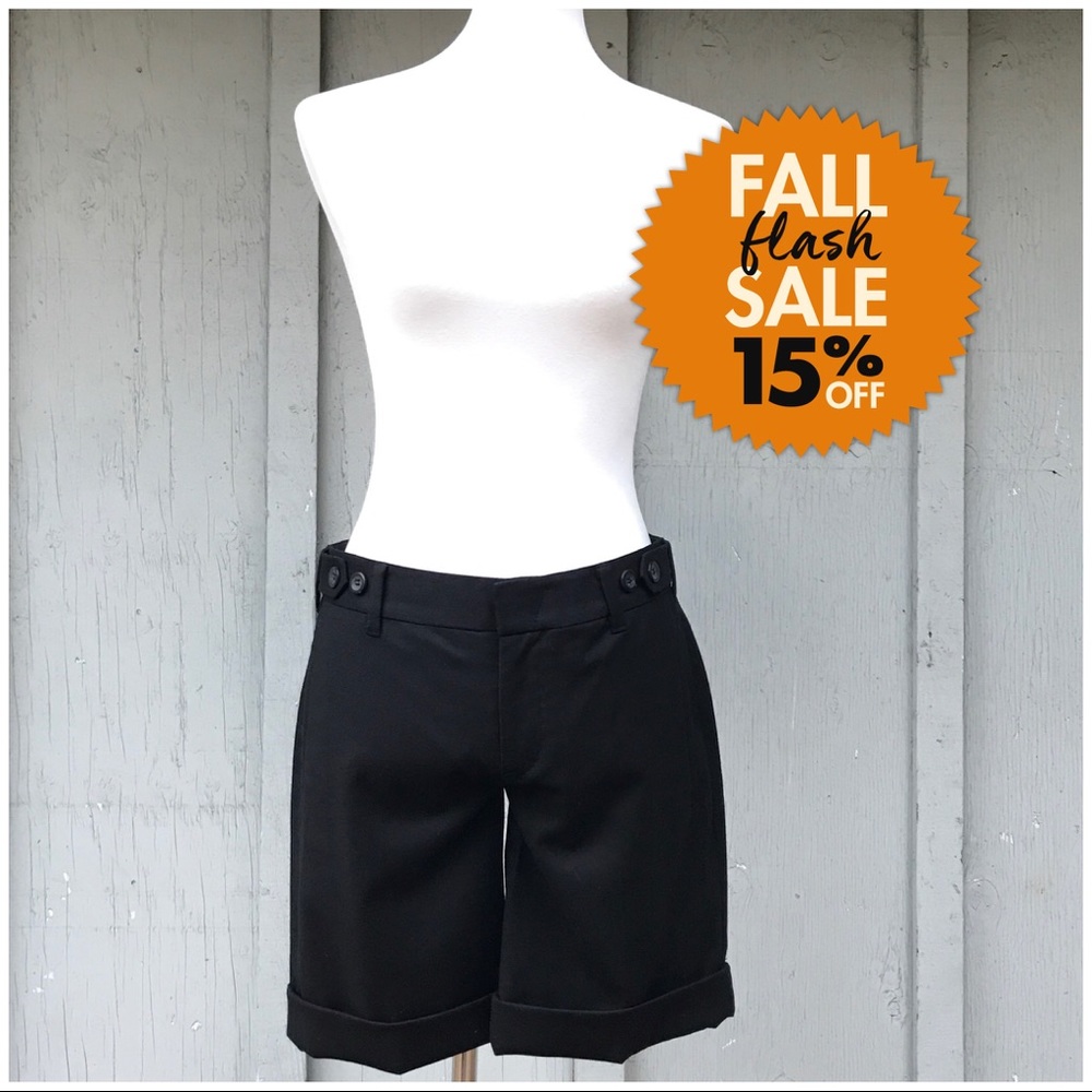 ***SOLD***VINCE WOOL BLEND CUFFED SHORTS