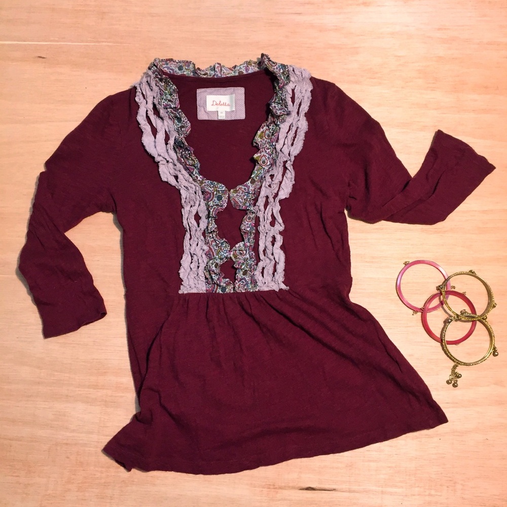 Anthro Knit Top by Deletta