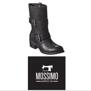 Mossimo Supply Co. Kemaria Biker Boots Black