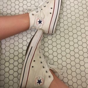 White high top converse