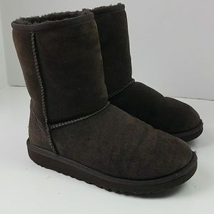Ugg uggs classic boots chocolate brown womens 5
