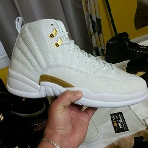 OVO JORDAN 12'S WHITE