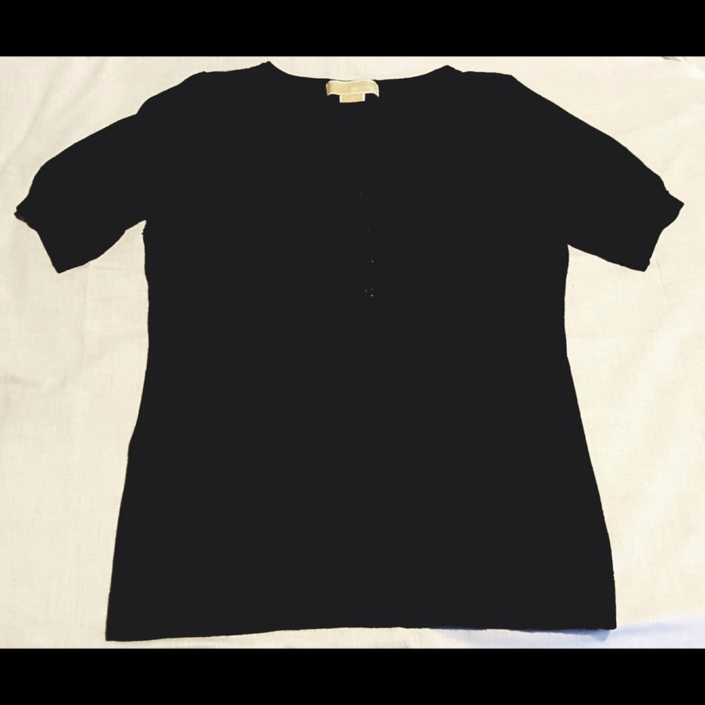Michael Kors Black Shirt With Buttons