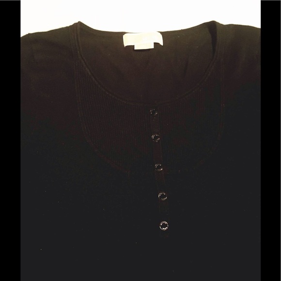 Michael Kors Black Shirt With Buttons - Picture 2 of 4