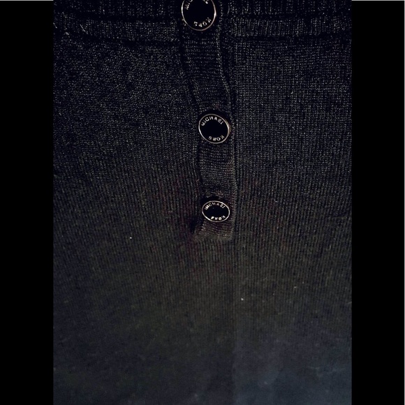 Michael Kors Black Shirt With Buttons - Picture 3 of 4