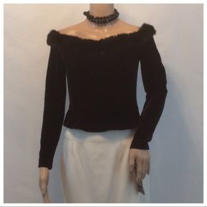 ALEX Crop Evening Top NWT