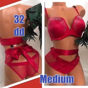 Victoria secret bling and bow set