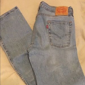 Levi's 514 Straight Fit Authentic Blue Jeans