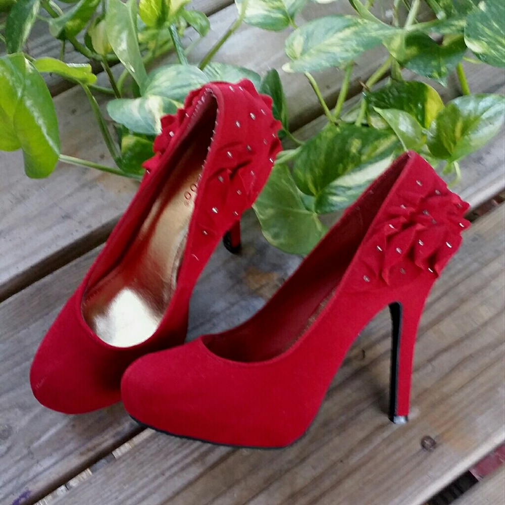 Red high heels
