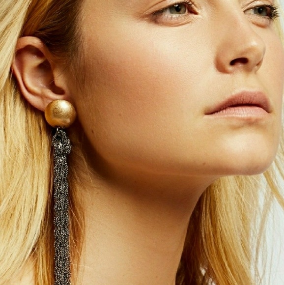 Free People Jewelry - Free People Statement Metal Tassel Earrings Free People Jewelry - Free People Statement Metal Tassel Earrings