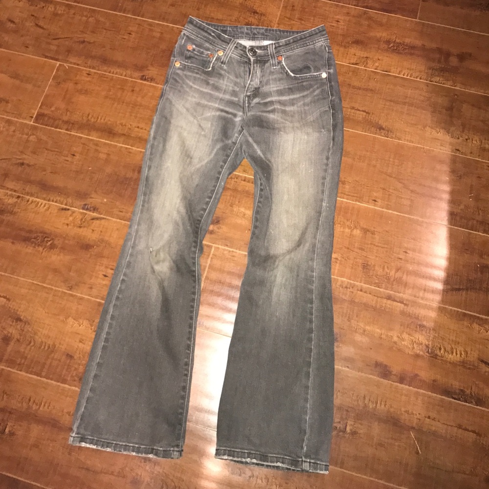 Levi's boot cut black jeans