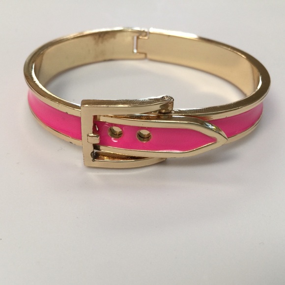 Jewelry - Pink and gold buckle bracelet Jewelry - Pink and gold buckle bracelet