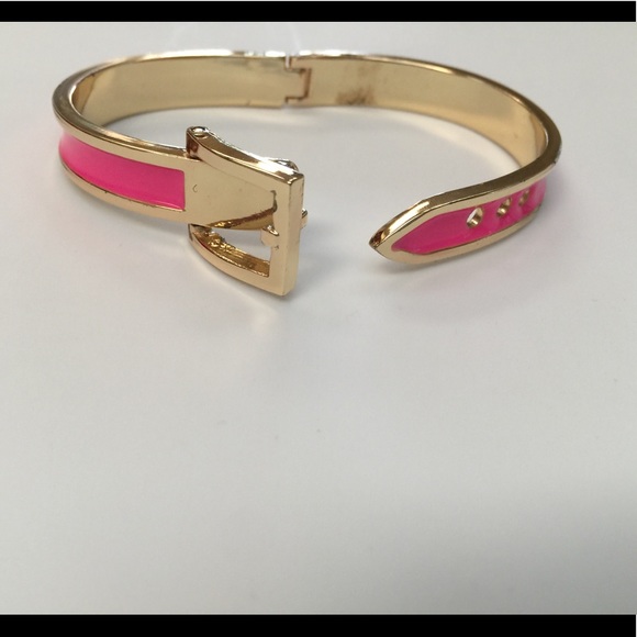 Jewelry - Pink and gold buckle bracelet Jewelry - Pink and gold buckle bracelet