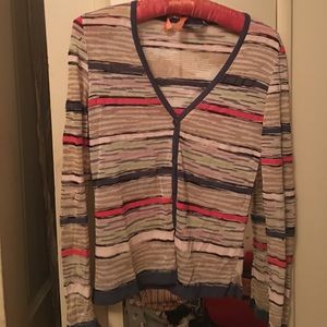 Missoni striped cardigan sweater
