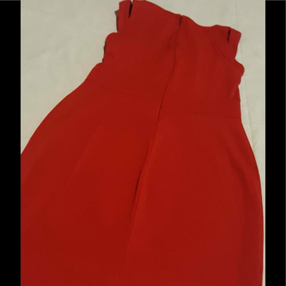  Cherry Red Maria Bianca Nero Fitted Dress - Picture 4 of 4