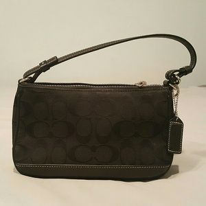Coach Signature Small Black Purse