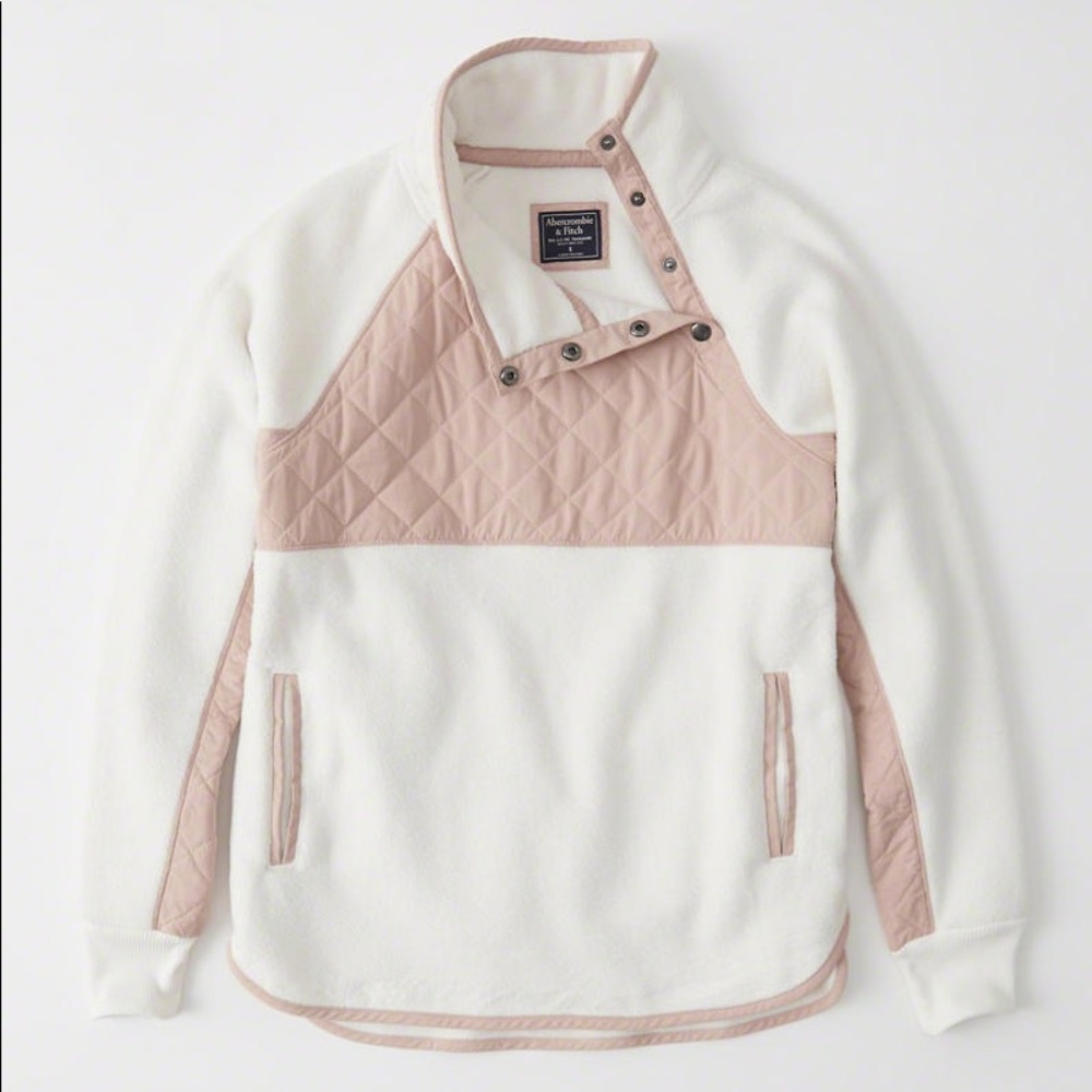 Asymmetrical Snap Pullover