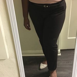 Liz Claiborne Slim Fit Chocolate Brown Pants